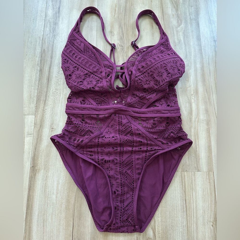 One Piece Swimsuit in Purple